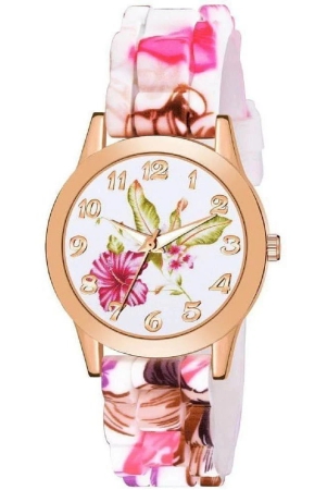 rhonium-multicolor-pu-analog-womens-watch