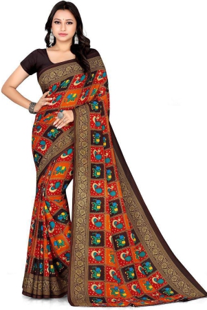 leelavati-multicolor-georgette-saree-with-blouse-piece-pack-of-1-multicolor