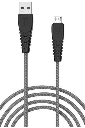 portronics-grey-3a-usb-data-cable-1-meter-grey