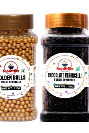 foodfrillz-golden-balls-and-chocolate-vermicelli-strands-sugar-sprinkles-for-cake-decoration-combo-pack