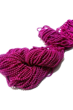 vardhman-jewellery-making-ballstone-chain-wholesale-pack-25-mtscolor-magenta-dark-pinksize-15-mmdecorating-craft-work