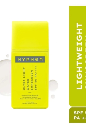 hyphen-ultra-light-water-sunscreen-spf-50-pa-uva-uvb-blue-light-protection-no-white-cast