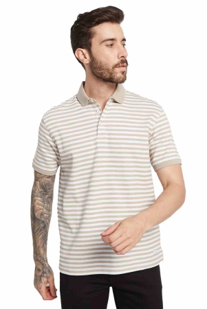 octave-men-striped-polo-collar-monochrome-pockets-t-shirt