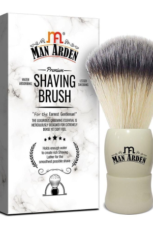 man-arden-royal-white-premium-shaving-brush-with-ultra-soft-absorbent-bristles-long-handle-cruelty-free-for-a-smooth-shave