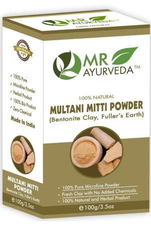 MR Ayurveda Multani Mitti Powder Face Pack Masks 100 gm