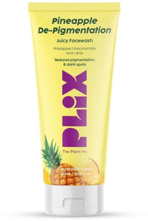 plix-5-pineapple-foaming-facewash-for-depigmentation-even-toned-complexion-face-wash100-ml