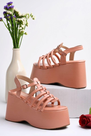 Shoetopia - Pink Women''s Sandal Heels - None