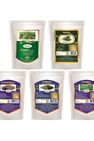 biotic-neem-karela-gurmar-kalmegh-jamun-seed-powder-500-gm-pack-of-5