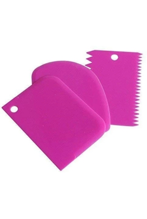 pack-of-43-pcs-plastic-dough-bench-scraper-cake-cutter-color-assorted-pid36331