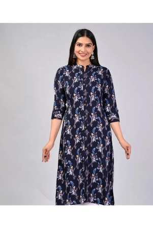 mauka-rayon-printed-straight-womens-kurti-blue-pack-of-1-none