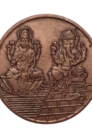 extremely-rare-old-vintage-east-india-company-1818-laxmi-ganesh-beautiful-relegious-big-temple-token-coin