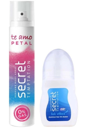 secret-temptation-talc-effect-roll-on-50ml-petal-body-spary-120ml-combo-pack-of-2-for-women-2-items-in-the-set