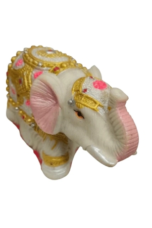 hand-painted-elephant-figurine-decorative-elephant-statue-pack-of-2-pieces-