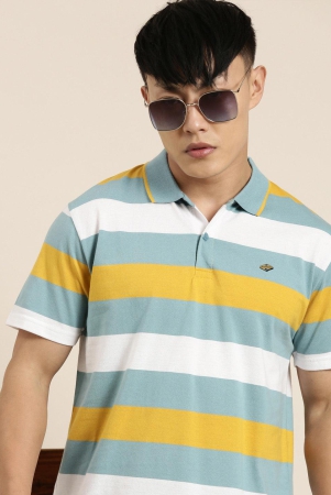 joven-men-multicolor-striped-polo-collar-t-shirt-xl-multicolor