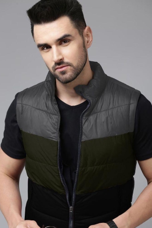 adorate-polyester-mens-quilted-bomber-jacket-green-pack-of-1-none