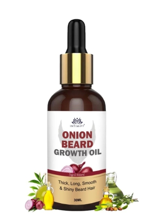 Intimify Onion Beard Growth Oil, beard growth, beard oil, beard growth oil, moustache growth oil, 30 ml