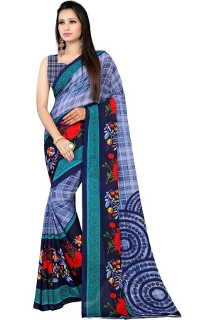 leelavati-navy-blue-georgette-saree-with-blouse-piece-pack-of-1-navy-blue