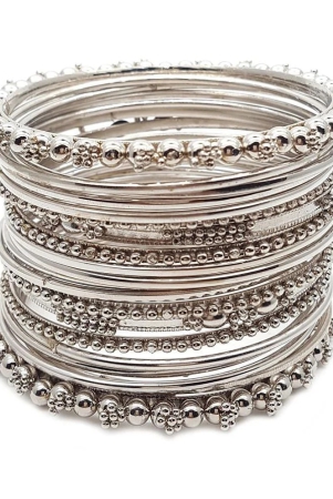 youbella-antique-look-jewellery-silver-plated-traditional-bracelet-bangles-set-for-women-28-none