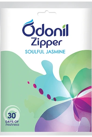 Odonil Zipper Soulful Jasmine Air Freshner 10 gm