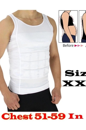 size-xxl-weight-loss-slimming-shirt-waist-belt-body-shaper-white