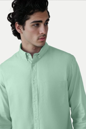 Mens Green Oxford shirt