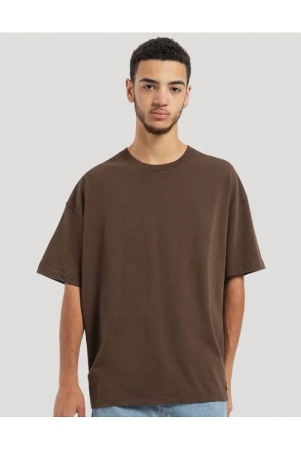 aktif-brown-cotton-oversized-fit-mens-t-shirt-pack-of-1-none