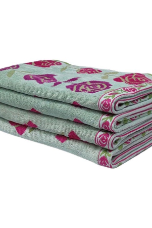 gahoifab-set-of-4-hand-towel-green-16x26-green