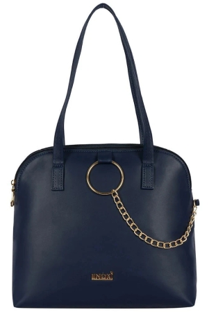 enoki-blue-faux-leather-shoulder-bag-blue