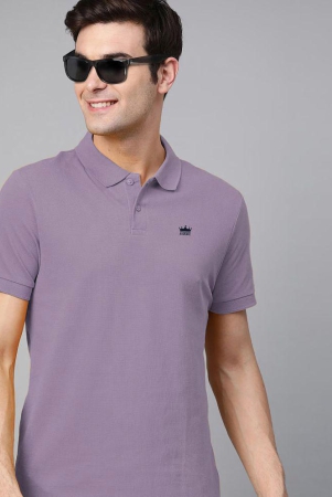 adorate-cotton-blend-regular-fit-solid-half-sleeves-mens-polo-t-shirt-lavender-pack-of-1-none