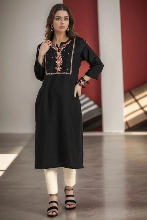 kipek-rayon-printed-straight-womens-kurti-black-pack-of-1-none