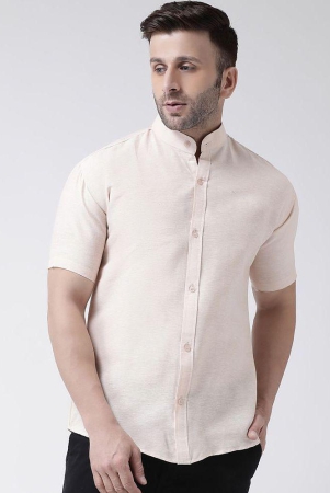 kloset-by-riag-100-cotton-regular-fit-solids-half-sleeves-mens-casual-shirt-beige-pack-of-1-none