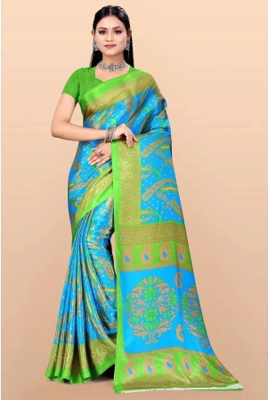 leelavati-multicolor-crepe-saree-with-blouse-piece-pack-of-1-multicolor