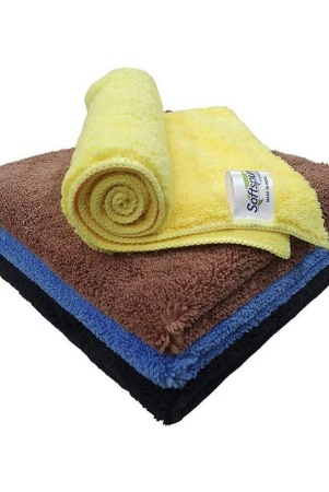 softspun-microfiber-high-loop-cleaning-cloths-40x60-cms-4-pcs-towel-set-380-gsm-multicolor-thick-lint-streak-free-multipurpose-cloths