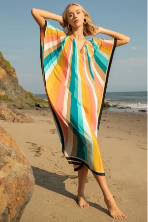 vibrant-stripes-kaftan-dress