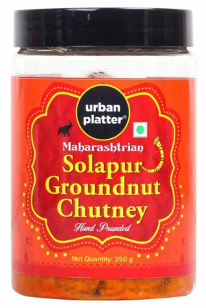 urban-platter-solapur-groundnut-chutney-250g-traditional-maharashtrial-hand-pounded-dry-peanut-shengdana-chutney