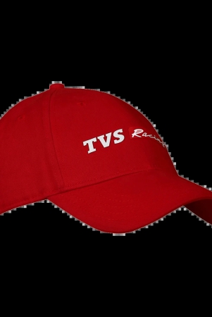 tvs-racing-cotton-black-cap-with-adjustable-strap-lightweight-100-cotton-shell-flexible-peak-cap