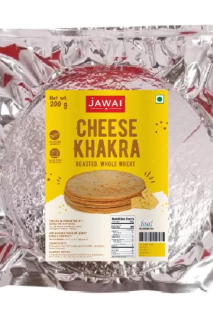 CHEESE KHAKRA | Roasted | Whole Wheat | Vacuum Packed for freshness-200 gms