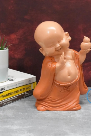 blessing-baby-monk-showpiece-orange