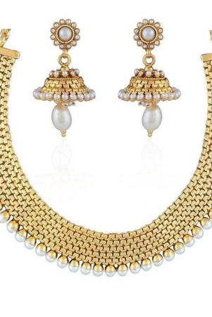 youbella-golden-and-white-traditional-pearl-necklace-set