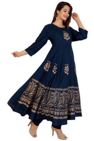 lee-moda-navy-blue-anarkali-rayon-womens-stitched-salwar-suit-pack-of-1-l