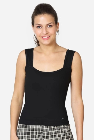 VStar Cotton Camisoles - Black Single - None