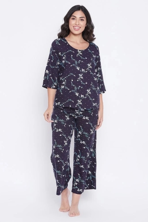 clovia-rayon-nightsuit-sets-navy-xl