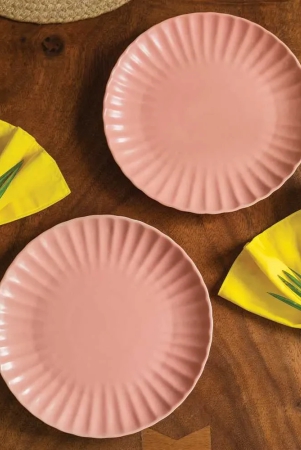 ceramic-scallop-ceramic-side-plate-set-of-2-coral-pink