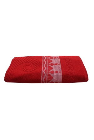 mandhania-flora-border-soft-cotton-bathtowels-70x140-cm-pack-of-1-cream