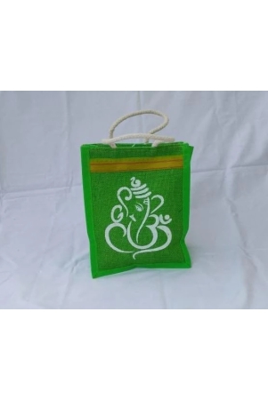 green-color-mini-jute-bag