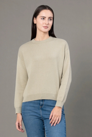 RedTape Round Neck Solid Sweater for Women |  Everyday Comfort