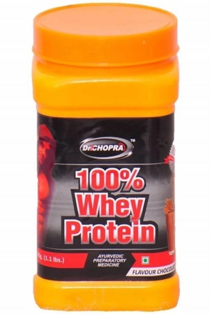 Dr. Chopra Whey Protien Whey Protein Powder ( 500 gm , Chocolate - Flavour )