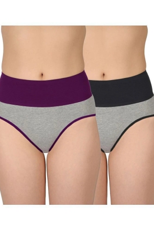 madam-blackpurple-panty-nylon-solid-womens-hipster-pack-of-2-none