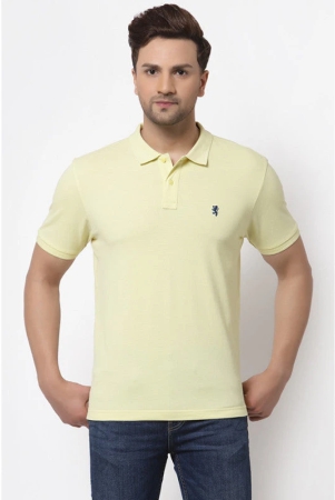 Red Tape Men's Yellow Polo Neck T-Shirt