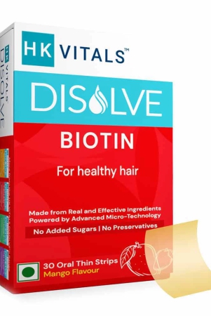 HealthKart HK Vitals DISOLVE Biotin,  30 Strip(s)  Mango